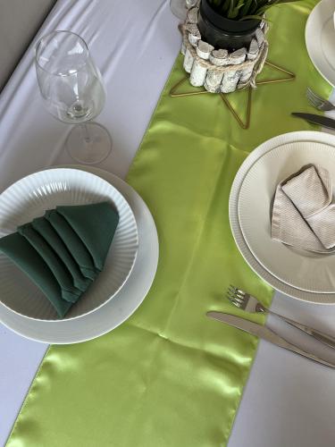 Chemin de table - Vert anis